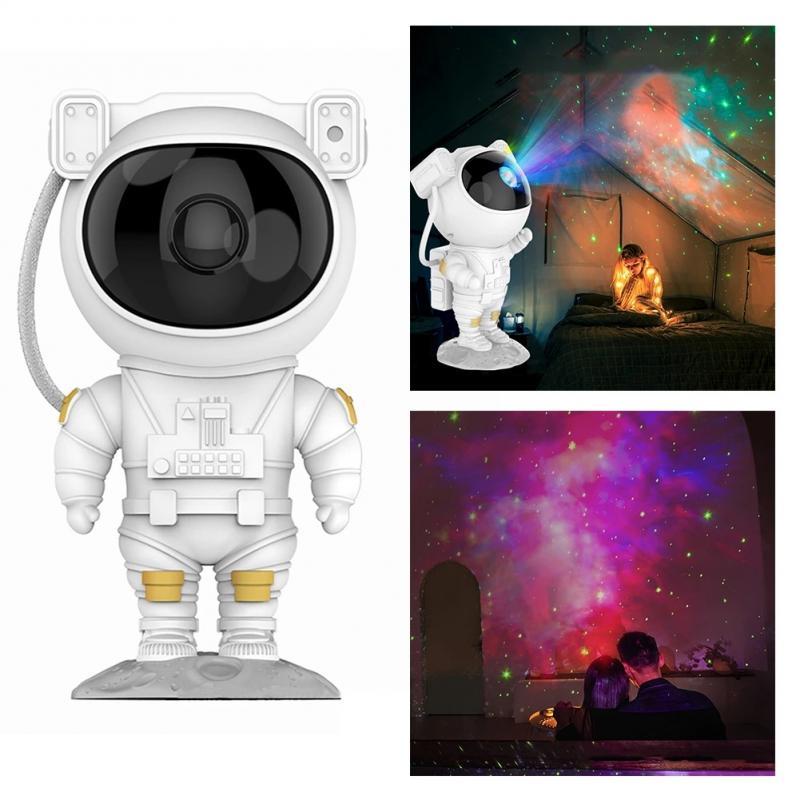 Creative Astronaut Galaxy Starry Sky Projector Nightlight USB Atmospher Bedroom Table Lamp - Image 4